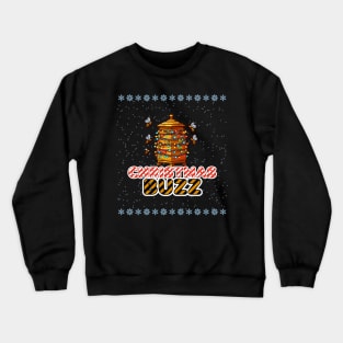 Christmas Buzz | Beekeeper | Beekeeping | Funny | Xmas | Bee | Honey | Beehive | Save the bees | Holiday | Christmas gift Crewneck Sweatshirt